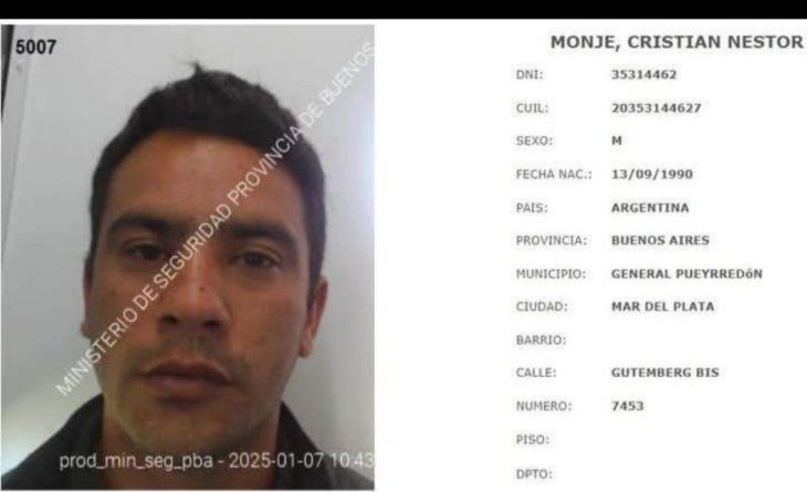 Su primer antecedente data de abril de 2014, cuando él y otra persona fueron acusados de robar y matar a un hombre. Su primer antecedente data de abril de 2014, cuando él y otra persona fueron acusados de robar y matar a un hombre.