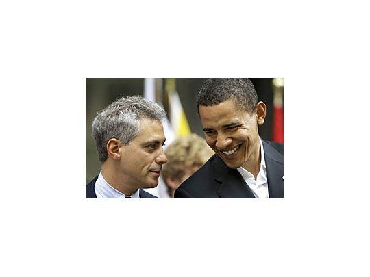 Rahm Emanuel y Barack Obama. (Foto: BBC)