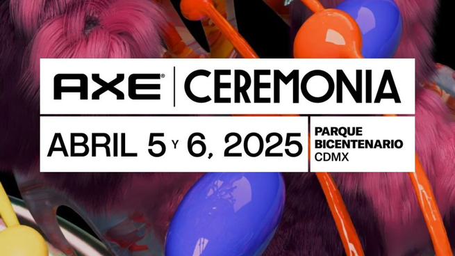 Cartel y venta de boletos confirmada para el AXE Ceremonia 2025.