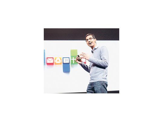 Sundar Pichai, directivo de la empresa, fue designado por Google para reemplazar al jefe de la plataforma Android.