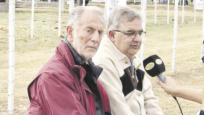 Lanzamiento. Jorge Neme, vicejefe de Gabinete, junto a Raúl Jalil, gobernador de Catamarca, en el lanzamiento del Plan Ganadero 2.