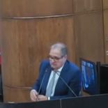 El periodista Diego Cabot durante su declaración como testigo en la causa Cuadernos. El periodista Diego Cabot durante su declaración como testigo en la causa Cuadernos.