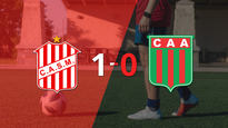 a san martin (t) le alcanzo con un gol para derrotar a agropecuario argentino en el estadio la ciudadela