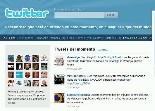 Twitter se destacó entre las redes sociales.