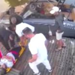 La mujer fue rápidamente trasladada el Hospital de Escobar. La mujer fue rápidamente trasladada el Hospital de Escobar.