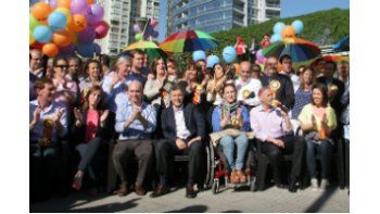 Los candidatos del PRO en el cierre de campaña (Foto: Mario Mosca)