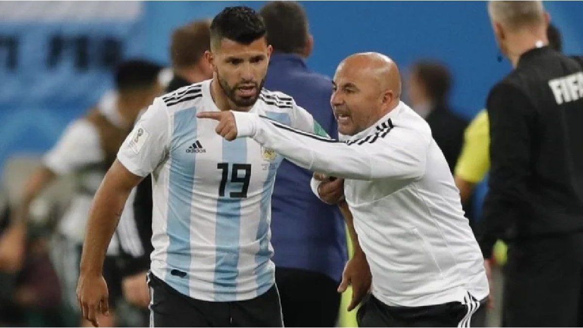 Agüero discussed details of the 2018 World Cup with Sampaoli: “It was quite a mess”