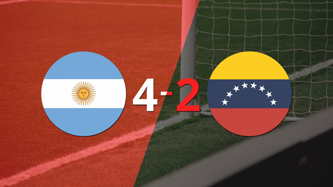 Argentina Gana 4-2 A Venezuela Con Doblete De Agustín Ruberto