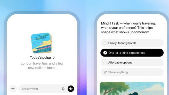 OpenAI presentó Pulse, una nueva función de ChatGPT que genera informes automáticos personalizados cada mañana, integrando correo, agenda y noticias para optimizar la rutina diaria de los usuarios.