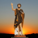 El santoral católico celebra la fiesta de San Juan Bautista. El santoral católico celebra la fiesta de San Juan Bautista.
