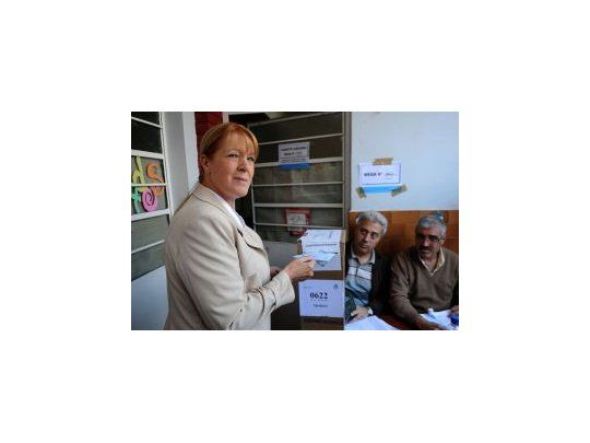 La candidata a diputada nacional por el Frente Progresista Cívico y Social bonaerense, Margarita Stolbizer.