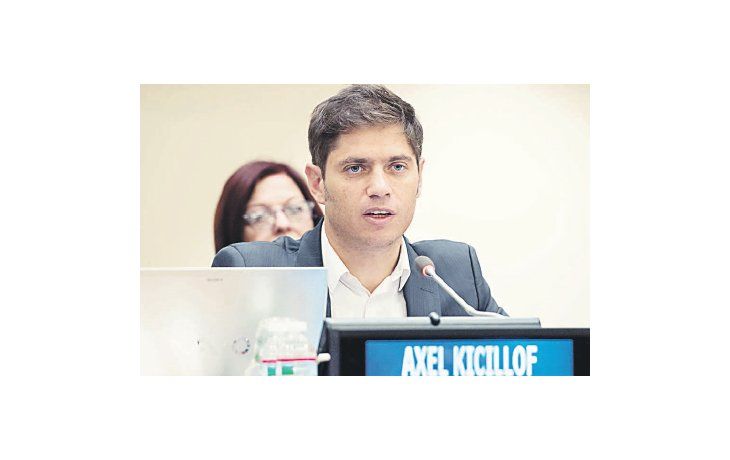 El ministro de Economía, Axel Kicillof, habló en Nueva York ante el G-77 + China. Recordó la crisis de 2001, pidió por Grecia y reclamó más apoyo internacional.