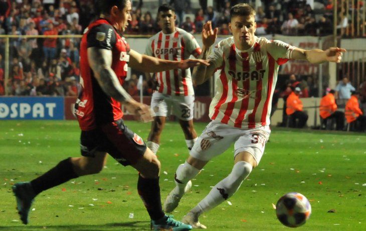 newells vencio por la minima a union