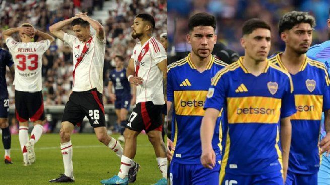 Preocupación para Boca y River: hoy no clasifican a la Copa Libertadores 2025