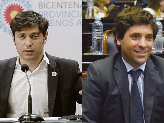 Axel Kicillof y&nbsp;&nbsp;Sebastián García De Luca