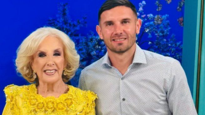 Mirtha Legrand junto a Adrián Maravilla Martínez