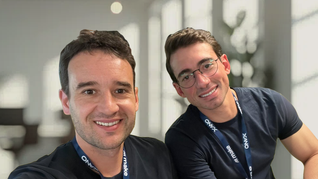 Juan Martín Pagella y Ed Escobar, fundadores de la startup Kleva. Juan Martín Pagella y Ed Escobar, fundadores de la startup Kleva.