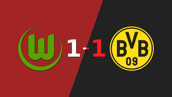 Empate a uno entre Wolfsburgo y Borussia Dortmund
