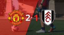 manchester united saco los 3 puntos en casa al vencer 2-1 a fulham