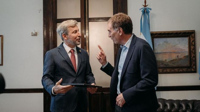 Rogelio Frigerio y Diego Santilli se reunieron en Entre Ríos.