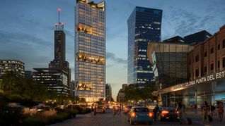 Ubicación. En una zona estratégica de la Ciudad se está levantando una nueva torre de oficinas premium 