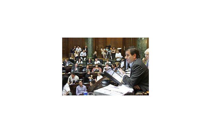 La últia sesión de Cristian Ritondo al frente de la Legislatura. Su próximo cargo será de ministro de Seguridad bonaerense.