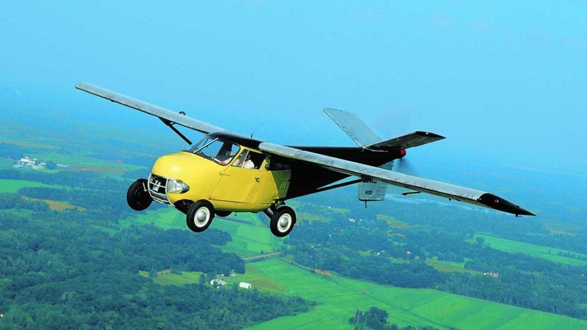 The video of the first flying car created 60 years ago