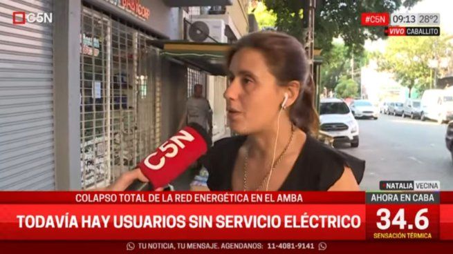 Entre los barrios que siguen sin luz está Caballito.