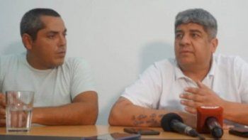 Maximiliano Cabaleyro, junto a Pablo Moyano.&nbsp;