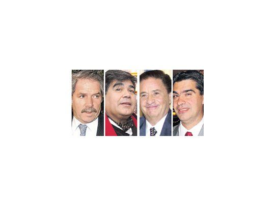 Felipe Solá, Mario Ishii, Eduardo Duhalde, Jorge Capitanich