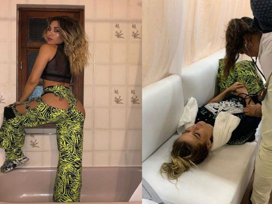 Video Jimena Baron Se Desplomo En El Escenario En Pleno Show