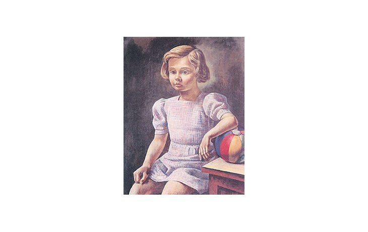 ámbito.com | «La niña del balón» de Antonio Berni, una de las alrededorde las admirables obras de la pinacoteca del Ministeriode Educación, Ciencia y Tecnología, incluidas en elvalioso catálogo recientemente editado.