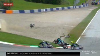 El impactante accidente en el MotoGP.