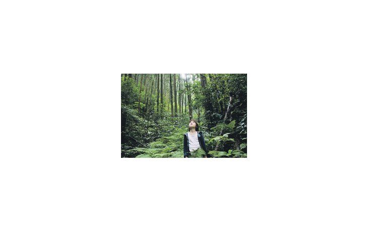 ámbito.com | La pequeña Noë Sampy, como Yuki, perdida en un bosque que conecta dos instancias de su vida, en el bello film franco-japonés «Yuki & Nina».
