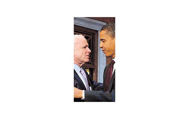 ámbito.com | Tanto Barack Obama como JohnMcCain moderaron sus discursospara captar un mayor abanico devotantes indecisos.