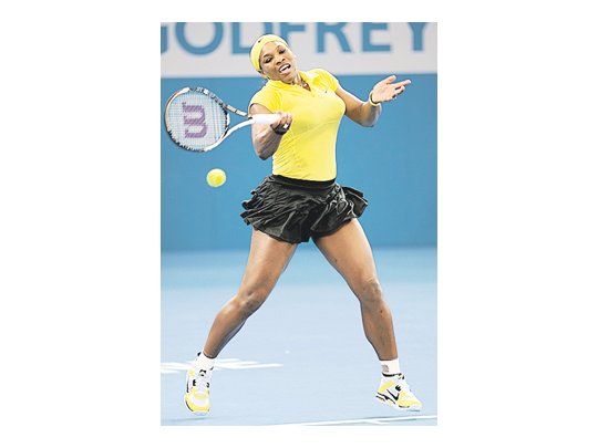 Serena volvió a jugar tras cinco meses, luego de perder la final del US Open ante la australiana Samantha Stosur.