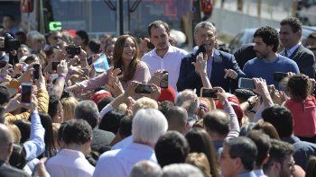 El Presidente y la gobernadora de Buenos Aires se mostraron juntos en Florencio Varela.&nbsp;
