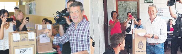 Todos los protagonistas de la elección clave de ayer en el momento de votar (foto 5)