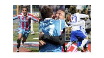 Bergessio, Gómez y Ponzio festejaron en Italia y España. Gutiérrez lo hizo en Inglaterra.