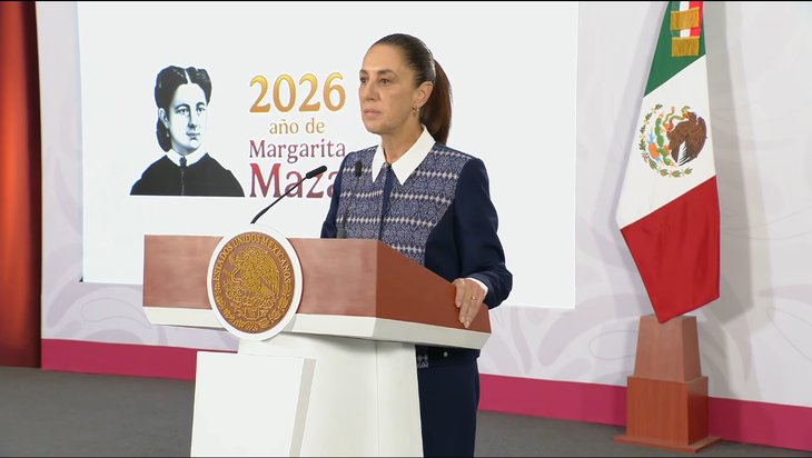 Claudia Sheinbaum en la Mañanera del Pueblo. Claudia Sheinbaum en la Mañanera del Pueblo.