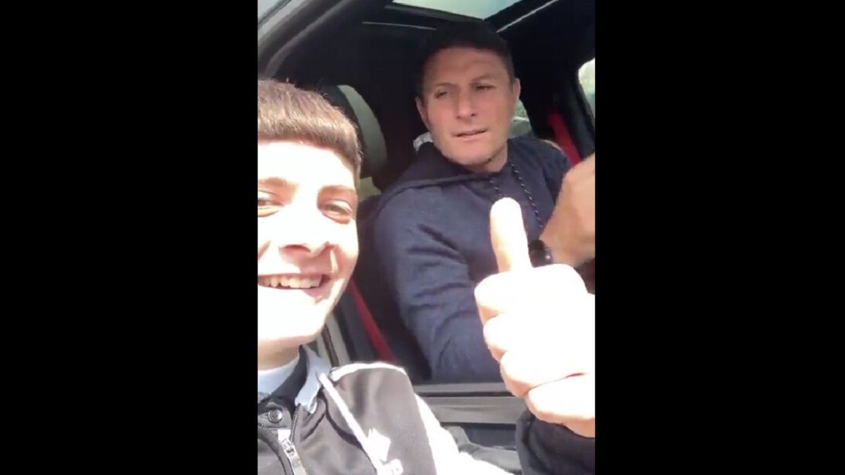 The joke that a Milan fan played on Pupi Zanetti