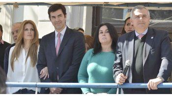 Urtubey y Morales, juntos en la fiesta de la Virgen del Carmen