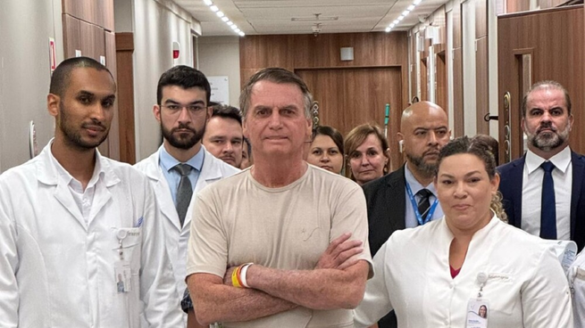 Jair Bolsonaro saldrá del hospital en los próximos días.