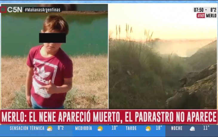 Hallan muertos a niño de 7 años y su padrastro en Merlo: se ahogaron en una tosquera