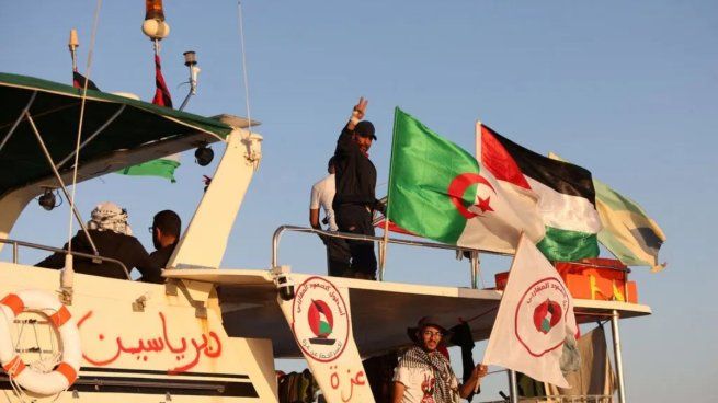 Los militantes detenidos fueron trasladados al puerto Ashdod.&nbsp;