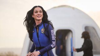 La cantante viajó al espacio.