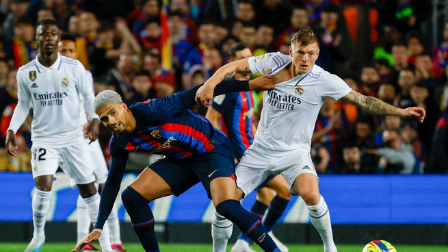 Real y Barcelona, en un derby de pretemporada en EEUU.&nbsp;