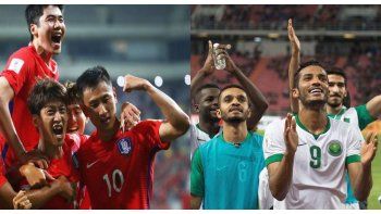 Corea del Sur y Arabia Saudita clasificaron al Mundial.