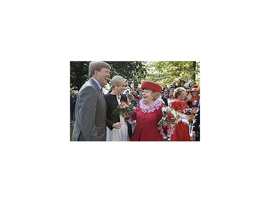 Máxima, Guillermo y la reina Beatriz antes de la tragedia