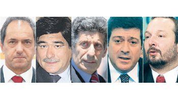 ámbito.com | Daniel Scioli, Carlos Zannini, Carlos Chacho Álvarez, Gabriel Mariotto, Martín Sabbatella